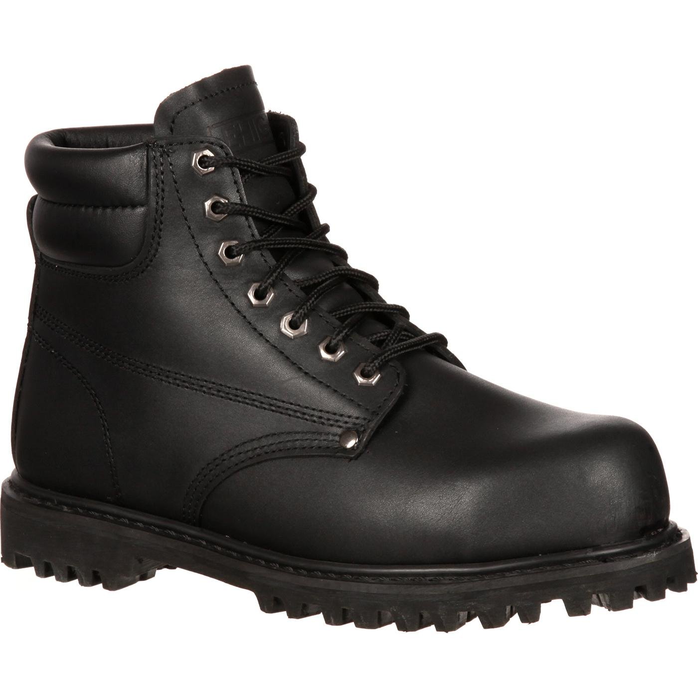 Black Work Boots For Women
