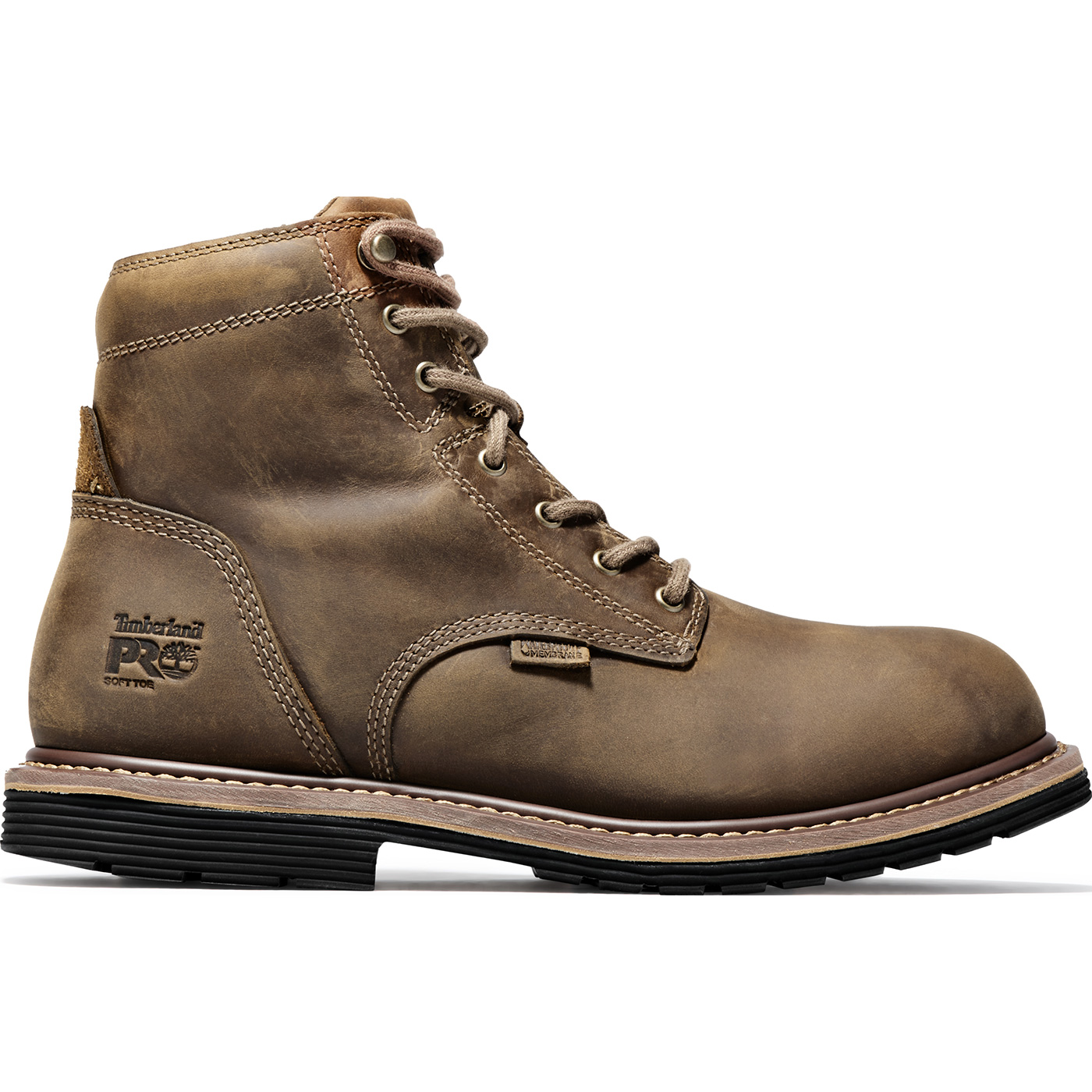 Timberland PRO Millworks Men's 6 Inch Electrical Hazard Waterproof Leather  Work Boot, A1S3Q